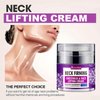 Collagen Face & Neck Tightening Cream,Neck Firming Cream for Reduce Double Chin Neck Firming and Lifting Anti Wrinkle Neck Moisturizer Cream Firm Repair Sagging Skin