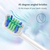 Replacement Toothbrush Heads Compatible with Philips Sonicare Electric Toothbrushes, 8PCS, Refills for ProtectiveClean Handles 4100 5100 1100 2100 5300 6500 7500