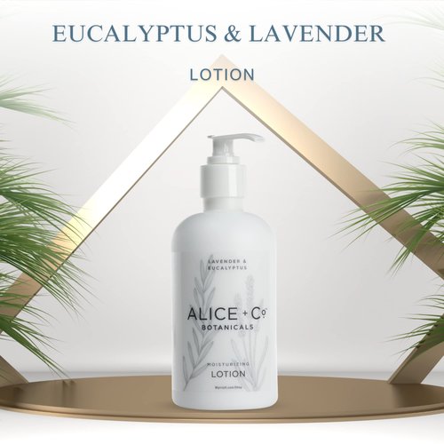 Alice + Co. Body Lotion - Fairfield by Marriott - TownePlace - SpringHill - Moisturizing Hotel Spa Lotion - Lavender & Eucalyptus - 8.5 oz Body Lotion