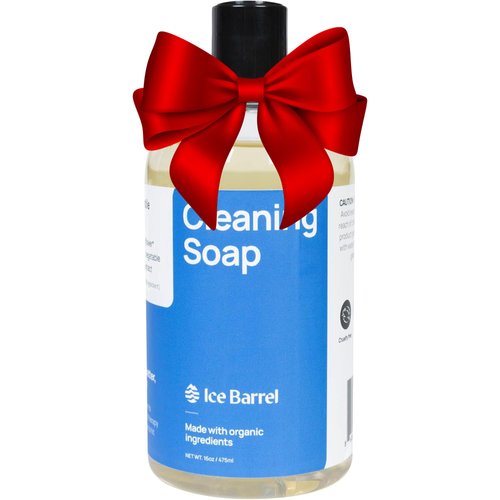 Ice Barrel Organic Cleaning Soap All Natural Liquid Soap - Cruelty-Free, Chemical-Free, Organic Dish Soap (16 oz Bottle)