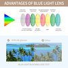 AVDLAB Blue Light Blocking Glasses for Women, Men & Teens, Computer/Gaming/TV/Phones Glasses, Anti Eyestrain & UV Glare (Bright black)