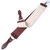Razor Strop - Barber's Latigo Leather Straight Razor Strop. Dual Strap that will be a Great Addition for Any Straight Razor. PREMIUM LEATHER Strop for Sharpening. (Brown Personalized)