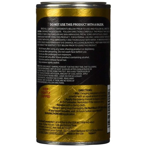 Magic Fragrant Shaving Powder Gold 4.5 Ounce (127g) (3 Pack)