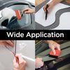 ValueMax Window Tint Kit 10PCS Car Vinyl Wrap Tools Protective Film Installation Set Including Rubber Vinyl Squeegees, Felt Squeegees, Safety Cutter Knife, Utility Knife with Blades