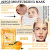 LJYBoBin 22PCS Facial Mask,Moisturizing Face Mask Sheets Set,Hydrating Facial Sheet Mask Gifts Set for Women