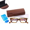 FEISEDY Nerdy Minimalist Design Rectangle Anti-Blue Light MEN WOMEN Nerdy Reading Glasses Computer Reader B9010 (Brown Tortoise, 2.0x)