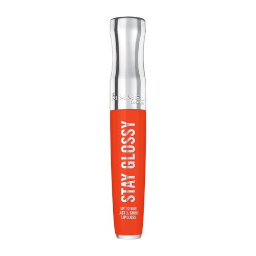 Rimmel London Stay Glossy, 430 Going Viral, Lip Gloss, Non-Sticky, Cruelty-Free, Color and Shine, Up To 6-Hour Wear, Precise Applicator, 0.18oz
