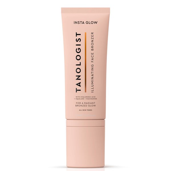 Tanologist Instaglow Illuminating Bronzer for Face - Instant Self Tanner - Last 24 hours - Hyalyronic Acid & Vitamin C - Natural & Vegan - 2.02 fl. oz