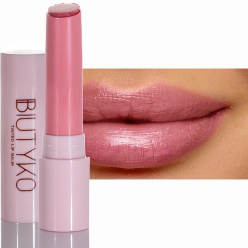 Lip Balm Hydrating for Dry and Chapped Lips Tinted Subtle Color Non-Sticky Juicy Finish | Pink