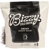 Bizzy Cold Brew Coffee | Decaf Blend | Water Process | Coarse Ground Coffee | Micro Sifted | Specialty Grade | 100% Arabica | Brew Bags | 12 Count | Makes 42 Cups