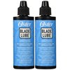 Oster Blade Lube Premium Lubricating Oil for Clippers and Blades Hair Clippers Trimmers And Groomers (Pack of 2 - 4oz per bottle)