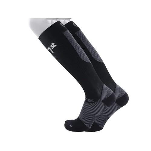 OS1st FS4 Plantar Fasciitis Socks for Plantar Fasciitis Relief, Arch Support & Foot Health in 4 Styles (FS4+, Black, Small)