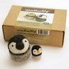 Woolbuddy Sea Animal Needle Felting Kit, Felt Animal Kit, Felting Kits for Beginners Adult, Handmade Needle Felting Wool with 2 Felting Needles and Instruction (Penguin)