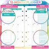 2024 Planner Refills - Planner Refills 2024, 2024 Weekly and Monthly Planner Refills, A6 Planner Inserts, 3.75 x 6.75 inch, 6 Holes, 2024 Planner Inserts from Jan.2024-Dec.2024, A6 Planner Refills -