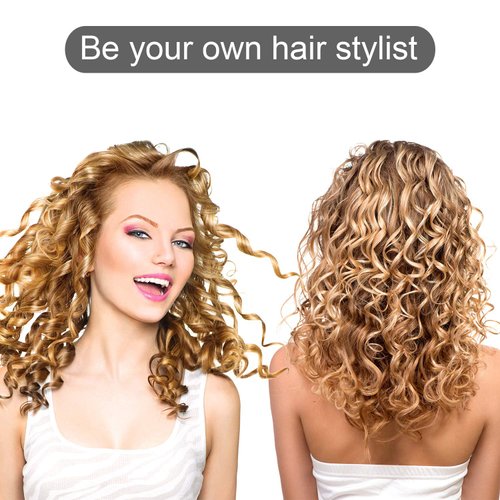 WILLBOND 40 Pieces Hair Perm Rod Spiral Rod Plastic Long Barber Hairdressing Styling Curling Perm Rod Hair Rollers Salon Tools for Women