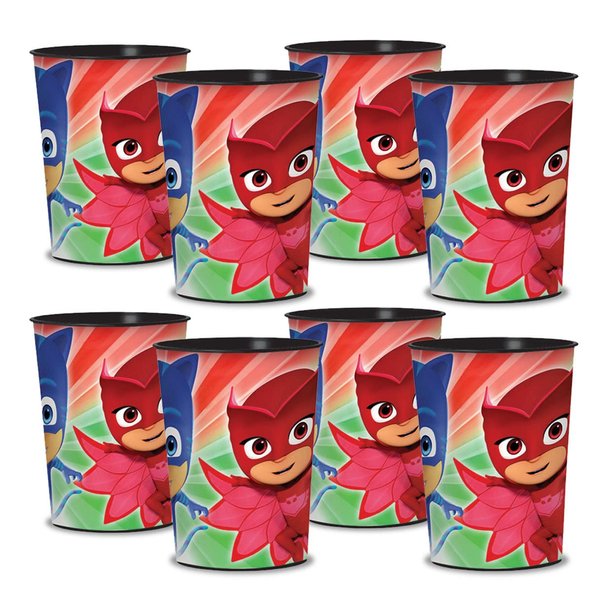 BirthdayExpress Pj Mask Party Supplies 8 Pack Favor Cups