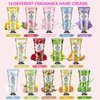 VESPRO 16 Pack Hand Cream Gifts Set, Christmas Stocking Stuffers Gifts For Women, Bulk Hand Lotion Travel Size for Dry Cracked Hands, Mini Hand Lotion for Thank You Gifts with a Greeting Card