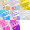 Dornail Aurora Nail Foil Stickers Broken Glass Paper Nail Decals Nail Wraps for Nail Art Decorations Supplies