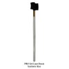 Tootloo Professional High PRO Gel Liner Brush Black Synthetic Bristles 6-3/4" Black Wooden Handle. For eye shadow, blush, powder, foundation, and lips. (White)