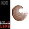 Gerard Cosmetics Color Your Smile Lip Gloss Cocoa Bean | Super Pigmented Brown Lip Gloss with LED Light and Mirror | Shiny Finish | Hydrating Brown Lipstick | Cruelty Free and Made in USA