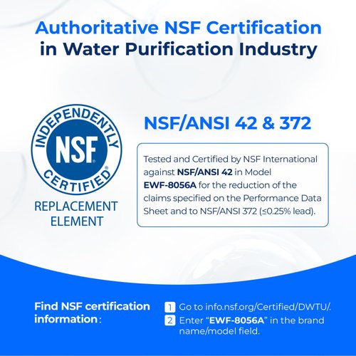 Waterdrop RV Water Filter, NSF Certified, Reduces Chlorine, Bad Taste, Odor, 2 Pack, Flexible Hose Protector