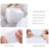 1000 Pcs Ultra Thin Makeup Facial Cotton Pads, Soft Lint Free Dry Nails/Lips/Eyes Polish Remover Pads, Square Cosmetic Beauty Cotton Pads, Non-Woven Cotton Makeup Remover
