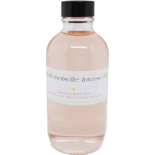 TCEShop Mademoiselle: Intense - Type CC For Women Scented Body Oil Fragrance [Regular Cap - Light Pink - 4 oz.] - ID#5012