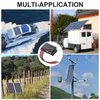 HUINE 20A 12V 24V Auto IP68 Waterproof PWM Solar Charge Controller Solar Panel Battery Intelligent Regulator for Solar System Caravan Boat(24 Hours Working Mode)