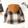 KIMI BEAR Baby Boy Clothes Toddler Long Sleeve Button Down Shirts Fall Winter Coat Baby Brown Plaid Flannel Shirt Jacket Top 12 18 Months Boys Clothes