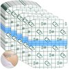 100 Pieces Transparent Stretch Adhesive Bandages Waterproof Film Dressing Breathable Tape Clear Adhesive Skin Covers Shower Protective Patch for Bath Supplies Swimming (4 x 5 Inch)