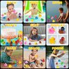 ArtCreativity Assorted Rubber Ducks Jeep Ducking (12 Pack) - Rubber Duckies for Kids, Bathtub Pool Toys in 17 Different Designs, Fun Carnival & Birthday Party Favors for Boys & Girls - Ducks for Jeeps