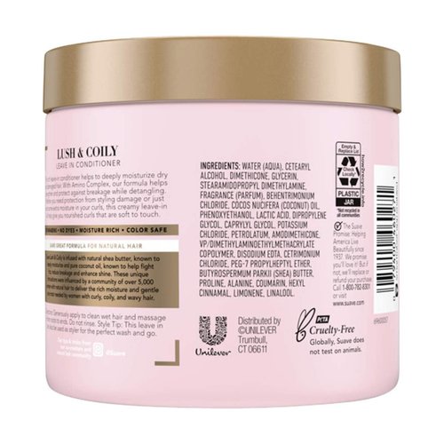Suave Professionals Natural Shea Butter Coconut Nourish & Strengthen Leave-In Conditioner 13.5 fl oz