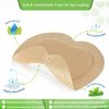 Sacrum Silicone Foam Dressing with Gentle Border for Sacral Ulcer, Pressure Ulcer, Butt Bed Sore, Size 7''x7''（4.9''x5.3''Pad) 5 Pack, High Absorbency Silicone Adhesive Wound Bandage by NeuHeils