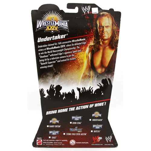 WWE WrestleMania Heritage Series "Undertaker" Action Figure 1 of 1000 Commemorative Championship Belts