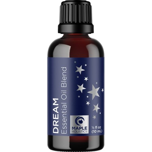 Sleep Essential Oil Blend for Diffuser - Dream Essential Oil for Diffusers Aromatherapy and Wellness with Ylang-Ylang Clary Sage Roman Chamomile and Lavender Essential Oil for Nighttime Support 10mL