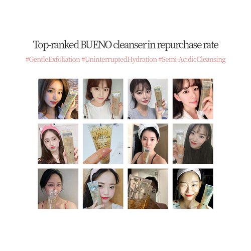 Bueno+ Pure Moonlight Rose Floral Cleanser | Anti-Aging Gentle Face Wash with Rose Petals for All Skin | Exfoliating and Moisturizing | Vegan Gel Rich in Antioxidantsl 2.7, Fl Oz