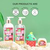Bath Sets for Women Gift Christmas Bath Set Vanilla Scent Spa Gifts for Women with Body Butter Shower Gel Bath Gifts for Women Christmas Gifts for Women