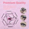 2Pcs Eyeliner Stencils Set 6 in 1 Reusable Templates for Winged Liner and Eyeshadow Includes Stickers and Pads Ideal Makeup Tool for Hooded Eyes and Eye Shadow Application