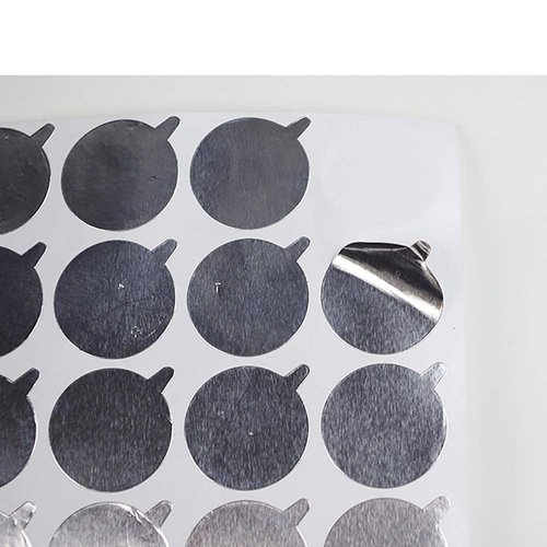 600 Pcs 2.1cm Disposable Eyelash Glue Holder Pallet Sticker Paper Eyelash Extension Glue Pad Stand On Eyelash Jade Stone Cosmetic Makeup Tool Supplies