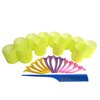 Kamay's Hair Rollers Set 12 count Curlers Rollers With 12 Duckbill Sectioning Clips 1 Combs Used for Hair Haircut Styling Self Grip Rollers for Hair 49mm/1.9")