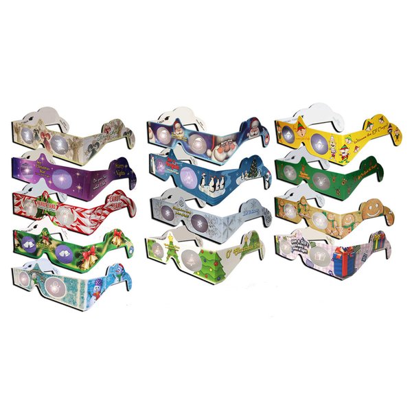 23 Pairs Holiday Eyes (TM) XMAS Glasses - Jingle Bells - Ships Flat