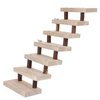 NUOBESTY Small Animal Wooden Ladder Platform Cage Bridge Guinea Pig Habitat Climbing Toy for Rabbit Hamster Bunny Squirrel Hedgehog Chinchilla Rat Mouse