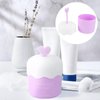 DOITOOL Face Wash Foam Maker Facial Foam Cup Whip Bubble Maker Foam Whip Maker Facial Skin Cleansing Care for Home Travel Purple