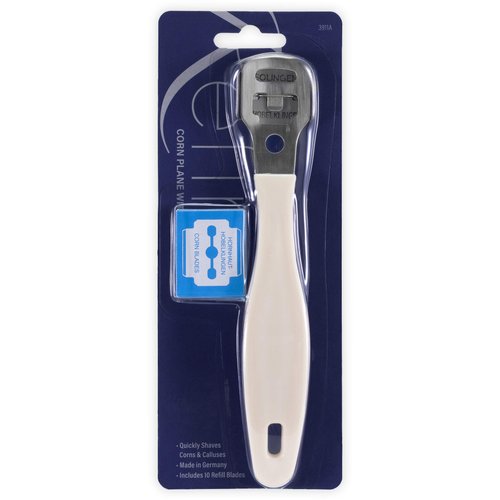 REFINE - Germany - Pedicure Corn Plane Callus Shaver with 10 Refill Blades