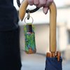 ENLACHIC Van Gogh Keychain Chapstick Holder Clip-on Lip Balm Holder Lipstick Holder Keychain for Women Girls,Van Gogh Irises