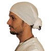White Designer Head Wrap by JFrassini | 100% Cotton Scarves Bandana