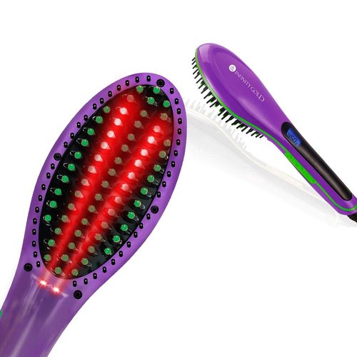 Infinity Gold Straightening Brush, Purple