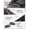 LUVME HAIR Fullness with 1 Pack Silky Straight Clip in Hair Extensions, 16inch 135g 9pcs Natural Black Hair Extensions Real Human Hair for Women