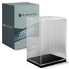 Dinavio Crafthouse Funko Pop Protector - Acrylic Funko Pop Display Case - Sturdy Stackable Design - 4mm Funko Pop Case Compatible with 4'' Vinyl Figures - Black Base
