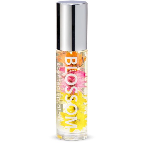 Blossom Scented Roll on Lip Gloss, Infused with Real Flowers, Made in USA, 0.20 fl. oz./5.9ml, Mandarin Orange